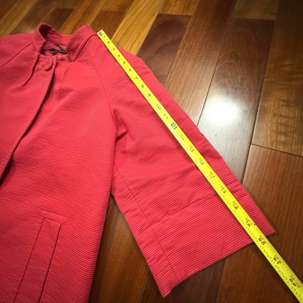 Talbots Single Button Cape Jacket Blazer Size:12 … - image 7